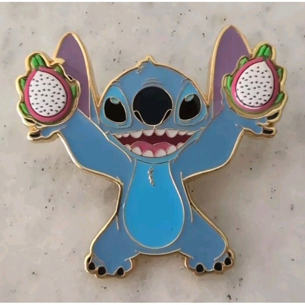 Loungefly Disney Lilo And Stitch Dragon Fruit Scented Enamel Blind Box Pin Cacti